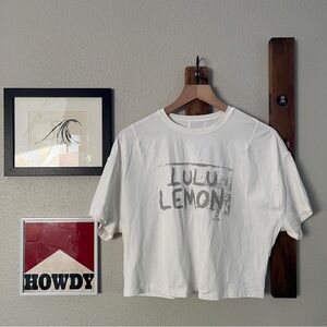 $78 Lululemon Abrasion-Resistant Training T-Shirt Ed Curtis White Size L